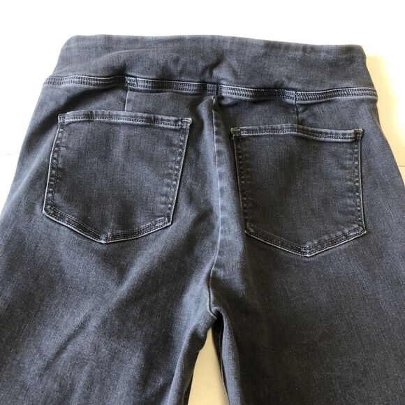 Old Navy Women’s Black High Rise Weekender Flare Pull On Stretch Jeans Size 14 - Picture 10 of 13